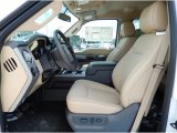 2014 Ford F350 Super Duty Lariat Crew Cab 4x4 Adobe Interior