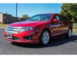 2010 Red Candy Metallic Ford Fusion SE #85854325