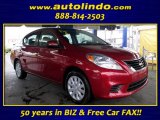 2012 Red Brick Nissan Versa 1.6 SV Sedan #85853933