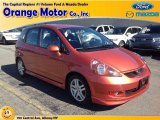 2008 Blaze Orange Metallic Honda Fit Sport #85854223