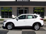 2013 Crystal White Pearl Mica Mazda CX-5 Sport #85907640