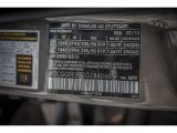2014 GLK Color Code for Pebble Grey Metallic - Color Code: 986