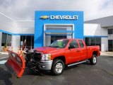 2011 Victory Red Chevrolet Silverado 2500HD LT Extended Cab 4x4 #85907476
