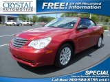 2010 Inferno Red Crystal Pearl Chrysler Sebring LX Convertible #85907789