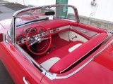 1955 Ford Thunderbird Convertible Red/White Interior