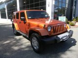2011 Mango Tango Pearl Jeep Wrangler Unlimited Sahara 4x4 #85961712