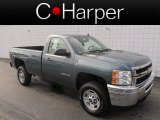 2013 Blue Granite Metallic Chevrolet Silverado 2500HD Work Truck Regular Cab 4x4 #85961884