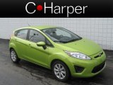 2012 Lime Squeeze Metallic Ford Fiesta SE Hatchback #85961881