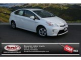 2013 Blizzard White Pearl Toyota Prius Four Hybrid #85961169