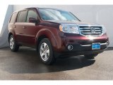 2013 Dark Cherry Pearl Honda Pilot EX-L #86008237