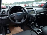 2014 Kia Sorento SX V6 AWD Black Interior