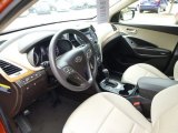 2013 Hyundai Santa Fe Sport AWD Beige Interior