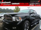 2010 Brilliant Black Crystal Pearl Dodge Ram 1500 Sport Crew Cab #86069142