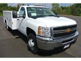 2014 Summit White Chevrolet Silverado 3500HD WT Regular Cab Utility Truck #86069458