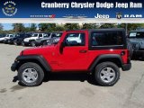 2014 Flame Red Jeep Wrangler Sport 4x4 #86069074