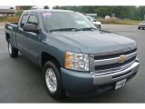 2009 Blue Granite Metallic Chevrolet Silverado 1500 LT Extended Cab 4x4 #86116551
