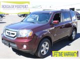 2011 Dark Cherry Pearl Honda Pilot EX 4WD #86116231