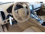 2014 Porsche Cayenne S Luxor Beige Interior