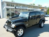 2012 Black Forest Green Pearl Jeep Wrangler Unlimited Sport 4x4 #86158352
