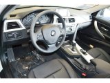 2014 BMW 3 Series 320i Sedan Black Interior