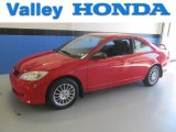 2005 Rallye Red Honda Civic LX Coupe #86206588
