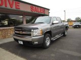 2008 Graystone Metallic Chevrolet Silverado 1500 LT Crew Cab 4x4 #86207185