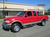 2003 Bright Red Ford F150 XLT SuperCab 4x4 #86207172
