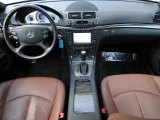 2007 Mercedes-Benz E 550 Sedan Black/Cognac Brown Interior