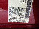 2014 Altima Color Code for Cayenne Red - Color Code: NAH