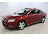 Red Jewel Tintcoat Chevrolet Malibu in 2010