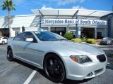 2005 Mineral Silver Metallic BMW 6 Series 645i Coupe #86283681