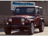 Sienna Red Pearl Jeep Wrangler in 2002