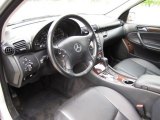 2006 Mercedes-Benz C 280 Luxury Black Interior
