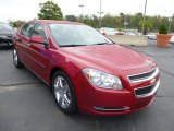 Crystal Red Tintcoat Chevrolet Malibu in 2012