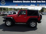 2014 Flame Red Jeep Wrangler Sport 4x4 #86314230