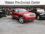 2011 Inferno Red Crystal Pearl Jeep Grand Cherokee Overland 4x4 #86314603