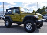 2008 Rescue Green Metallic Jeep Wrangler X 4x4 #86314263