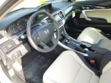 2014 Honda Accord EX-L V6 Coupe Ivory Interior