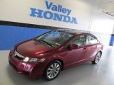 2010 Tango Red Pearl Honda Civic EX Sedan #86353984