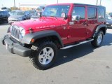 2007 Jeep Wrangler Unlimited Rubicon 4x4 Front 3/4 View