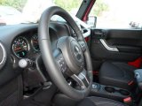 2014 Jeep Wrangler Sahara 4x4 Steering Wheel