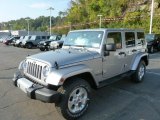 2014 Billet Silver Metallic Jeep Wrangler Unlimited Sahara 4x4 #86354288