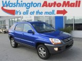 2008 Smart Blue Metallic Kia Sportage LX V6 #86401424