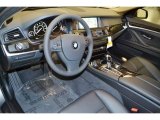 2014 BMW 5 Series 528i Sedan Black Interior