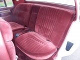 1983 Cadillac DeVille Sedan Rear Seat