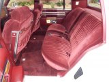 1983 Cadillac DeVille Sedan Rear Seat