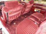 1983 Cadillac DeVille Sedan Rear Seat