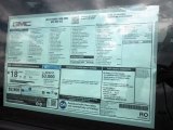 2014 GMC Sierra 1500 Regular Cab 4x4 Window Sticker