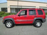 2004 Flame Red Jeep Liberty Sport 4x4 #86401928
