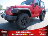 2014 Flame Red Jeep Wrangler Sport 4x4 #86450849